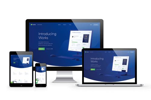 Multi-device responsive website layout